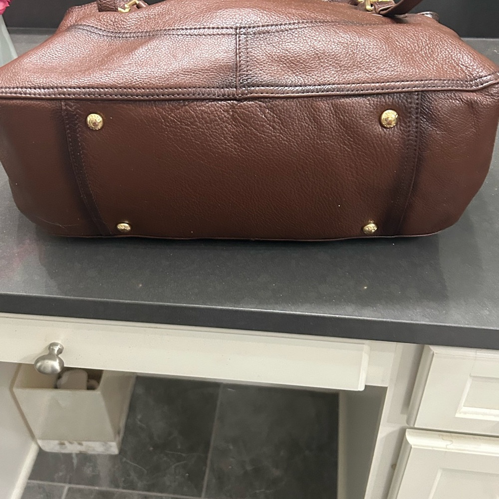 Prada Rich Brown Leather Shoulder Bag - Picture 3 of 4